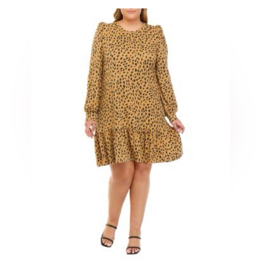 Long Sleeve Babydoll Terry Dress